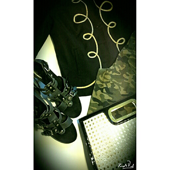 Gladiator Black Sandals