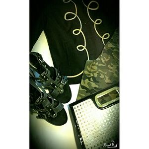 Gladiator Black Sandals