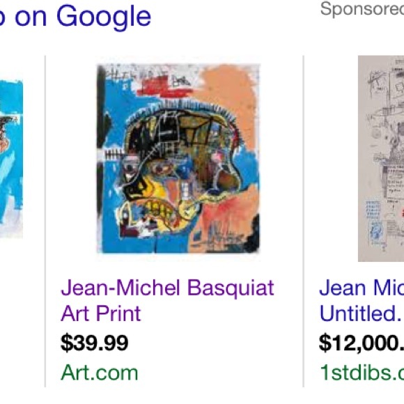 Authentic Jean Michel Basquiat print untitled 1981 - Picture 4 of 4