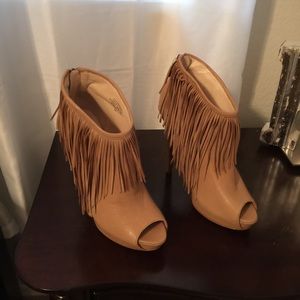Boutique 9 Charmaine Leather Fringe heels