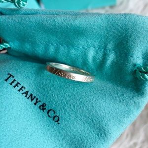 Tiffany & Co. Jewelry - Authentic Tiffany & Co. 'I Love You' Ring Sz 8 Tiffany & Co. Jewelry - Authentic Tiffany & Co. 'I Love You' Ring Sz 8