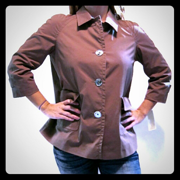 Michael Kors brown peacoat