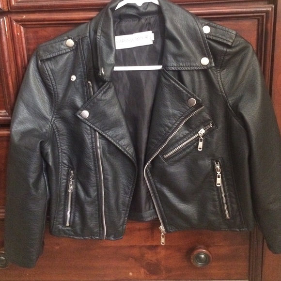 Gypsy warrior cropped leather jacket
