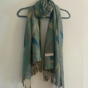 pashmina long scarve /blue