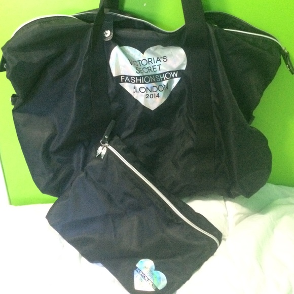 2014 Victoria's Secret fashion show duffel bag.