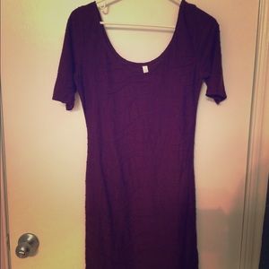 M XHILARATION PURPLE BODYCON DRESS ASO TEEN WOLF