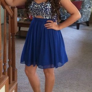 Royal blue Homecoming  dress