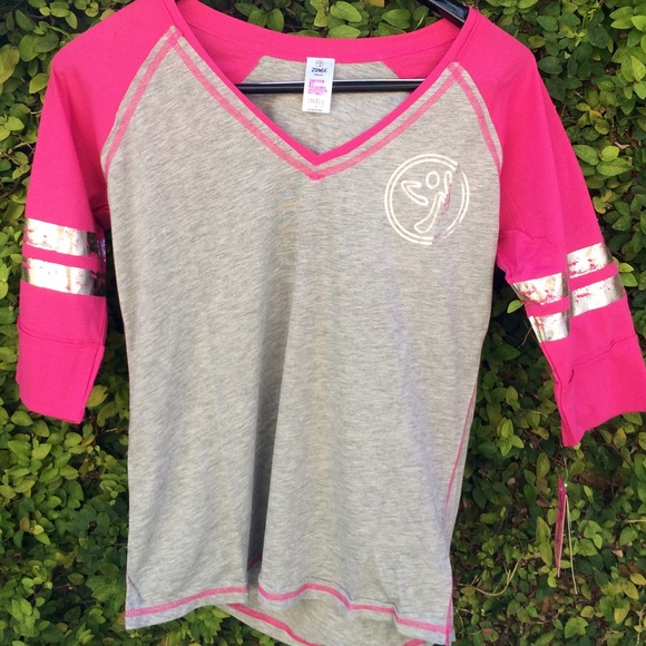 Top pink and grey