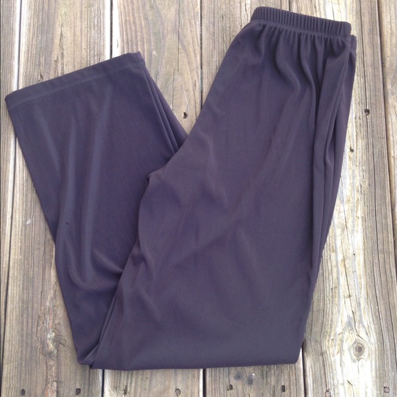 AGB Pants - Lightweight brown slinky pants by AGB