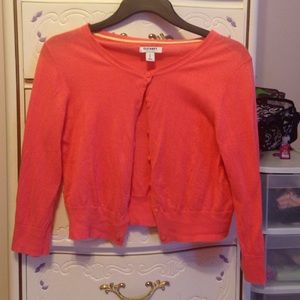 Old Navy coral cardigan