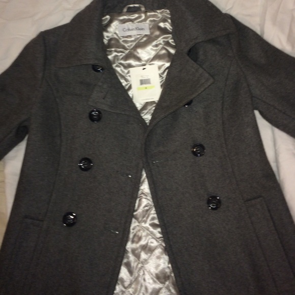Calvin Klein gray coat