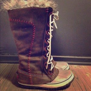 Sorel Cate the Great Deco Boot Tar Brown Size 6
