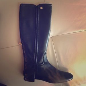 Black Tory burch leather boots