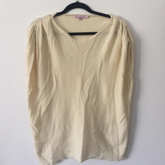 Calypso Cashmere Short-Sleeved Sweater - Picture 1 of 3