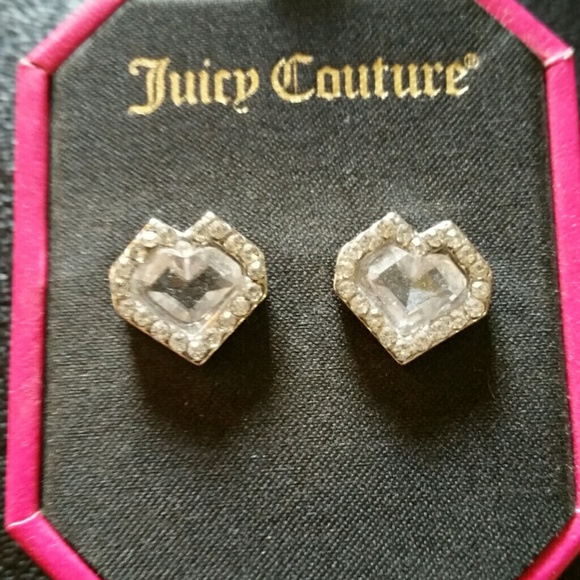 Juicy Couture heart earrings