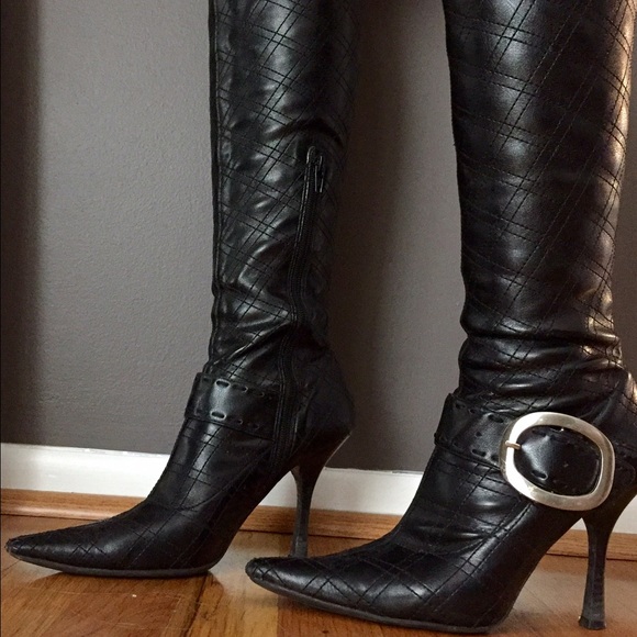 Womans BCBG tall black boots