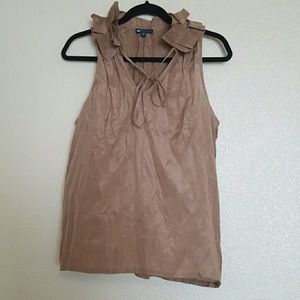 Gap Cotton Silk Tank Blouse sz Large