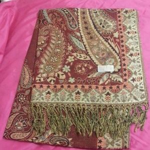 pashmina scarve /red
