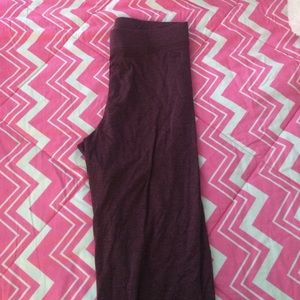 VS PINK Maroon Leggings