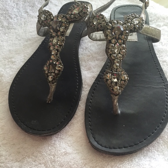 Steve Madden Bejeweled Sandals size 8.5