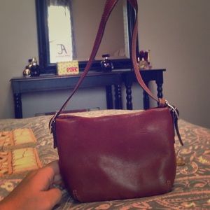 Leather coach bag