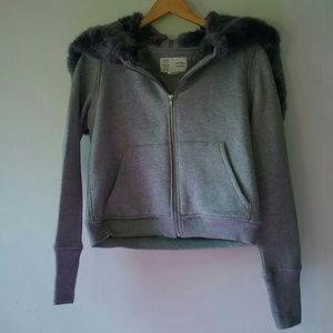 PRICE DROP! Hoodie with fur lining
