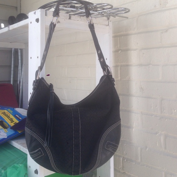 Coach mini signature large hobo purse