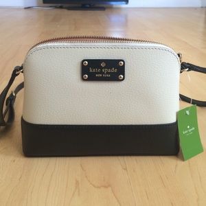 Kate Spade black and white purse