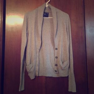 Grey American Eagle Cardigan