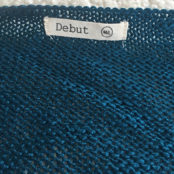NWOT Debut heart sweater - Picture 4 of 4