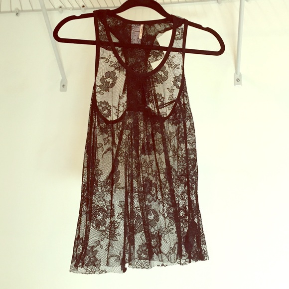 Lace tank top