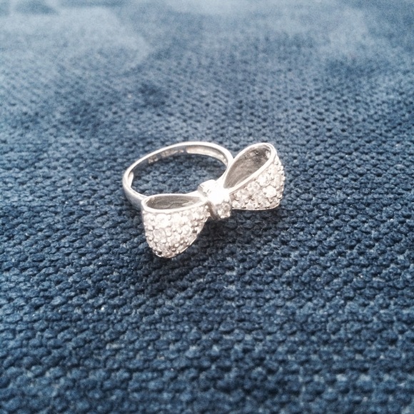 Sterling silver pave CZ ring