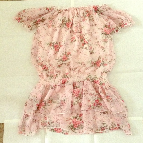 pink chiffon one mini dress - Picture 1 of 1