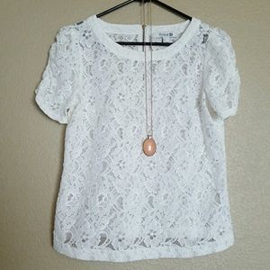 Forever 21 Lace Shirt sz Large