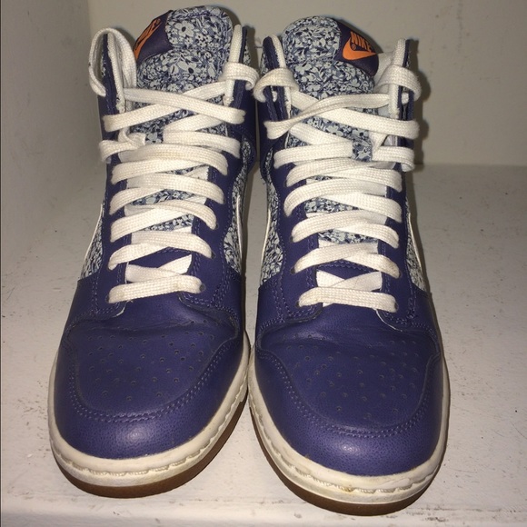 Nike W's Dunk Sky Hi Lib Qs Liberty Wedge Sneaker