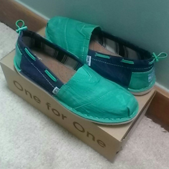 Toms green blue Bimini Stitchout