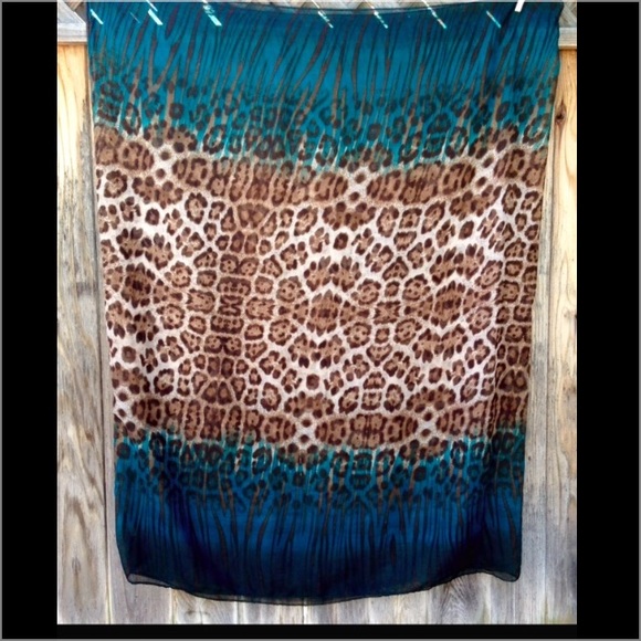 Animal print scarf