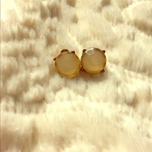 Cream colored studs
