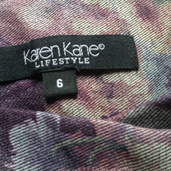 Karen Kane floral trousers size 6 - Picture 3 of 4