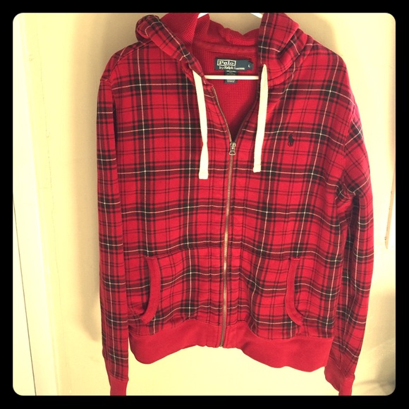 Ralph Lauren Other - Men's plaid Ralph Lauren hoodie!