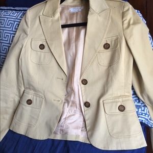 Sleek tan colored  blazer
