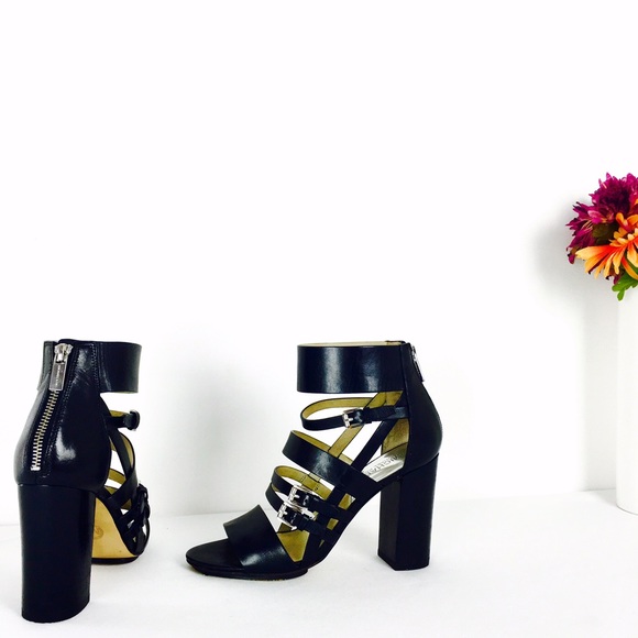 πHPπ MICHAEL KORS genuine leather strappy heels - Picture 4 of 4