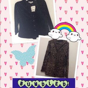 BUNDLED blouse and sweater