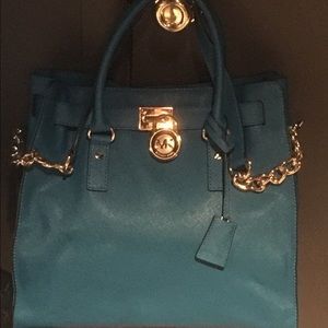 ❌Sold❌Authentic Michael Kors Hamilton Turquoise