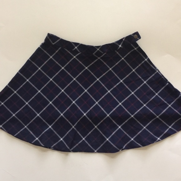 Plaid Circle Skirt