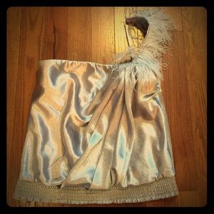 Bebe Silver sophisticated top