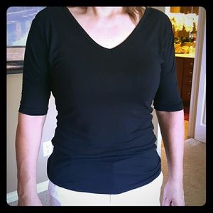 Black Gap V-neck Top