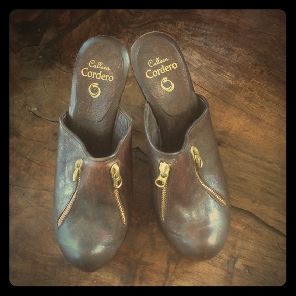 Boho Calleen Cordero Heeled Clogs size 7