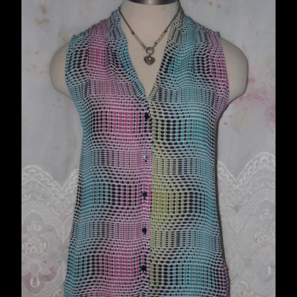 NWT top blouse by: worthington size XL sleeveless