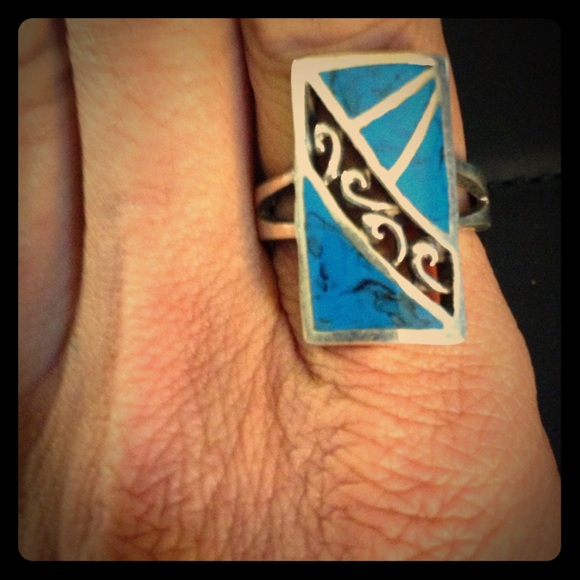 Sterling & turquoise ring